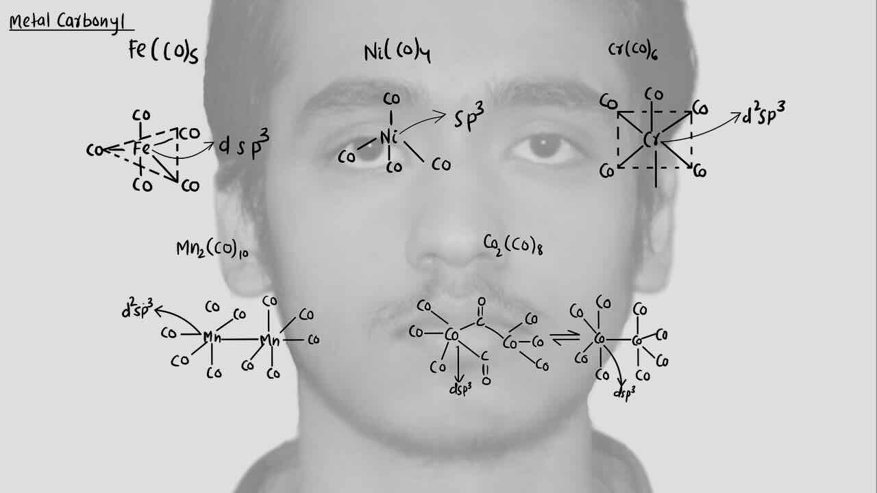 13. Co-ordination compound/Metal carbonyl.