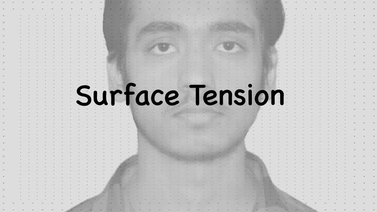 Surface tension