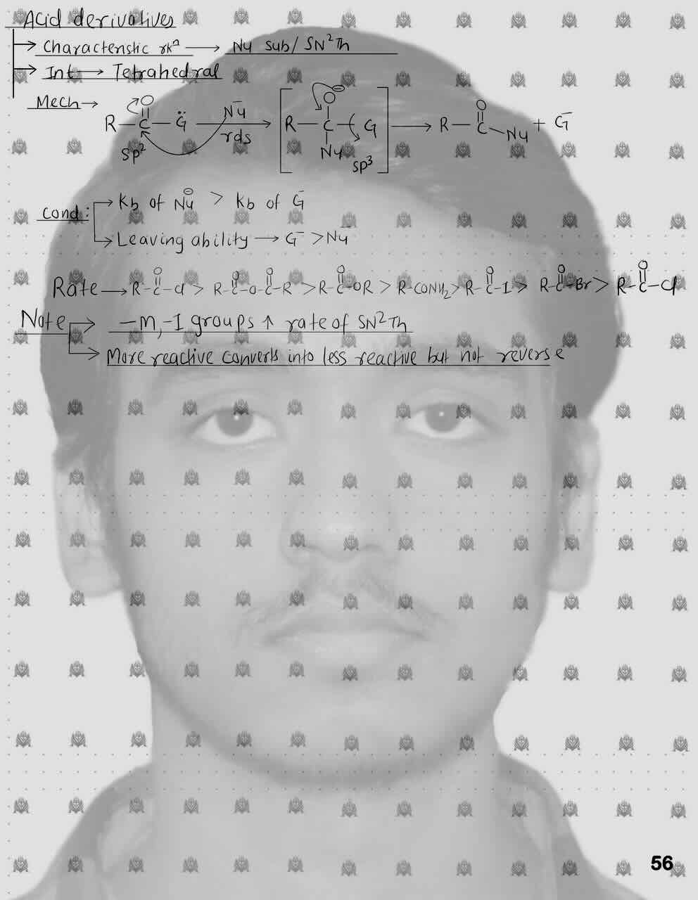 4. Carboxylic acid/ Reaction of carboxylic acid/Acid derivatives/SN2 Reaction of Acid derivatives/Rate or order of leaving group/SN2 TH.