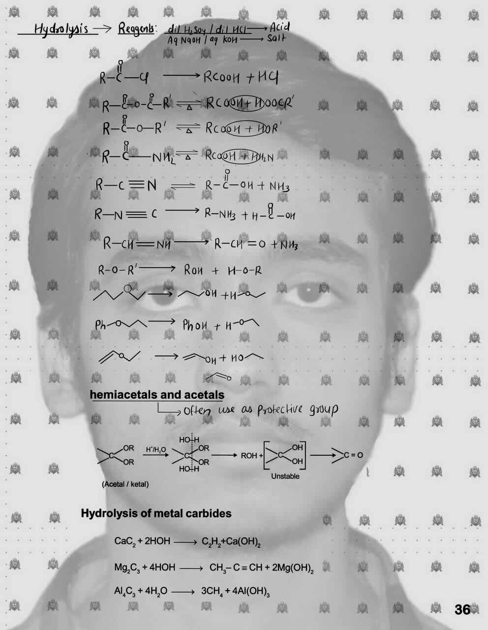 8. Oxidation ,Reduction And Hydrolysis/oxidised and reduced product/Hydrolysis of different compound/Hemiacetals and acetals/Hydrolysis of metal carbide.