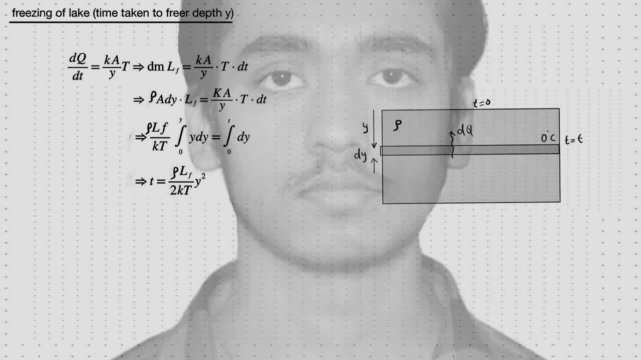 7. Thermal Conduction/Heat transfer/Freezing lake.